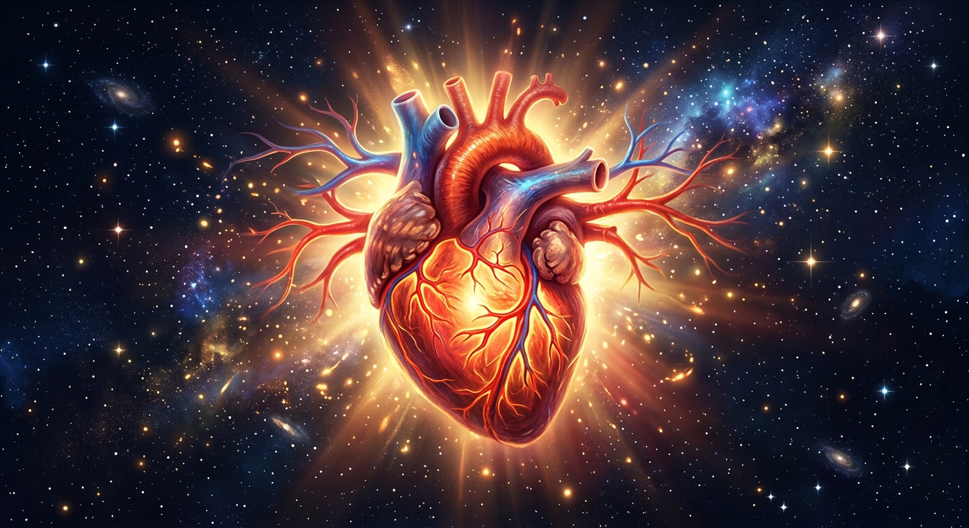El Corazón emite Luz